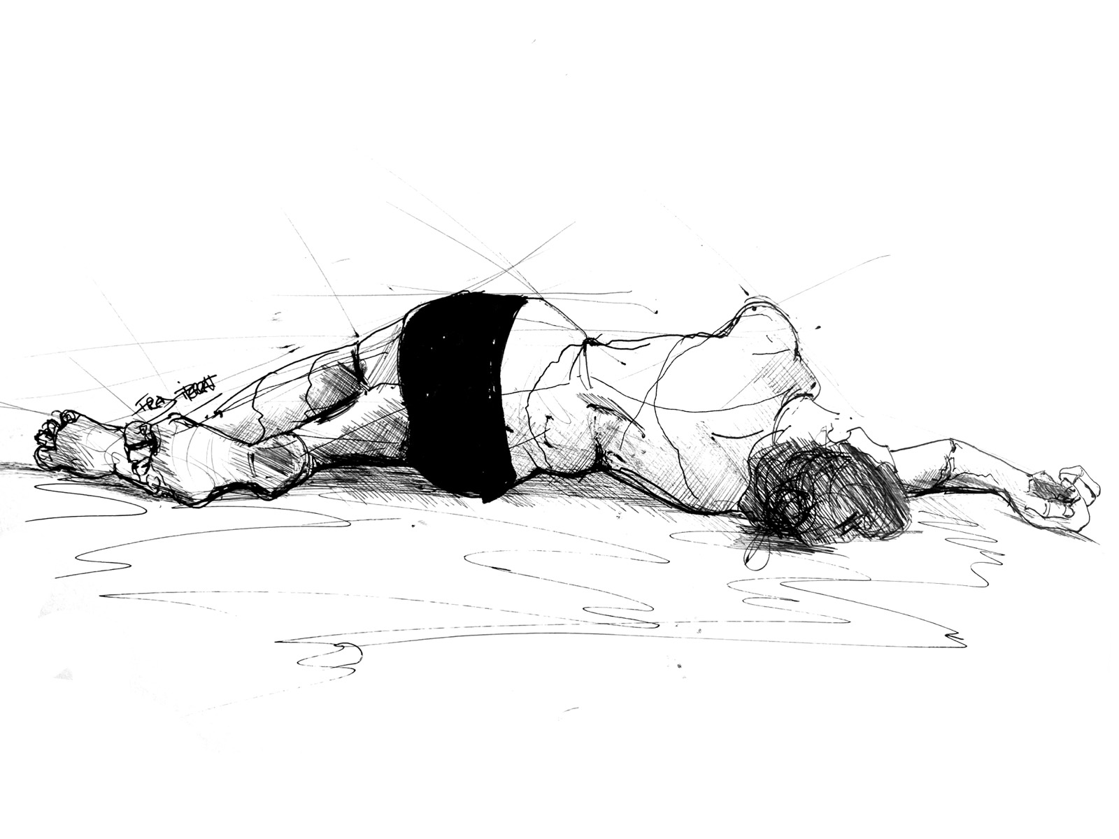 Croquis contemporain issu de l'univers Dessiner sur La Rochelle